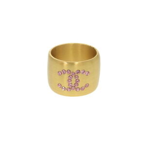 CHANEL Gold Logo Ring